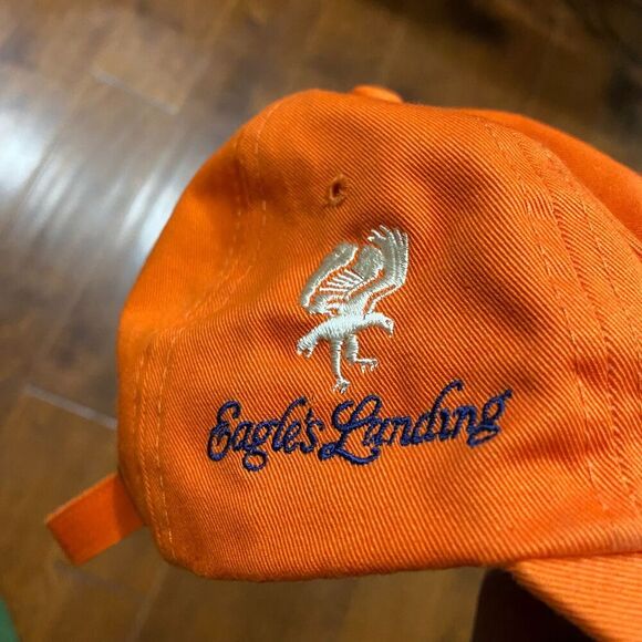 Chick Fil A Charity Golf Championship Orange Embroidered Strapback Hat One Size - Picture 3 of 7